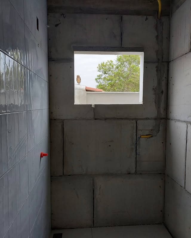 Baño con bloque BLOCOBR aparente